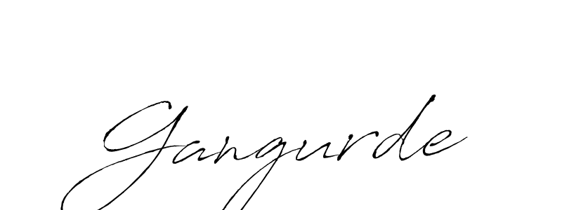 How to make Gangurde name signature. Use Antro_Vectra style for creating short signs online. This is the latest handwritten sign. Gangurde signature style 6 images and pictures png