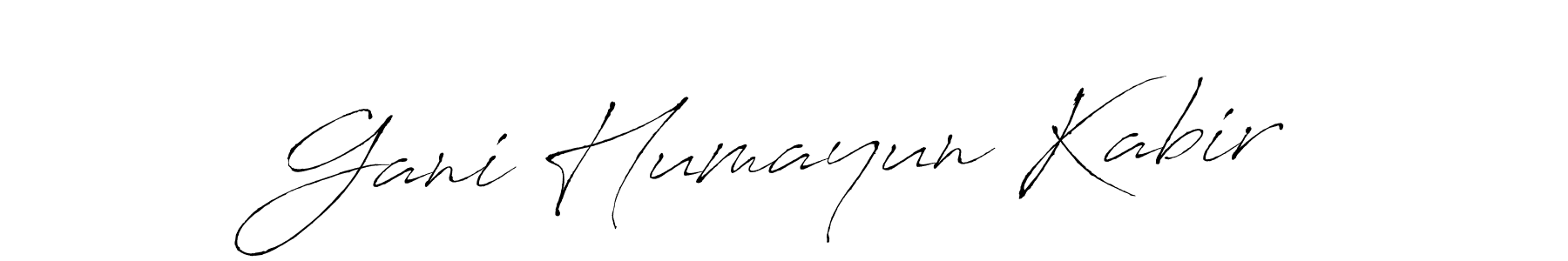 if you are searching for the best signature style for your name Gani Humayun Kabir. so please give up your signature search. here we have designed multiple signature styles  using Antro_Vectra. Gani Humayun Kabir signature style 6 images and pictures png