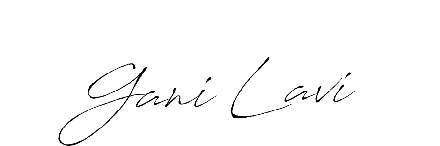 The best way (Antro_Vectra) to make a short signature is to pick only two or three words in your name. The name Gani Lavi include a total of six letters. For converting this name. Gani Lavi signature style 6 images and pictures png