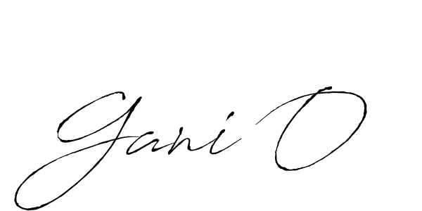 Use a signature maker to create a handwritten signature online. With this signature software, you can design (Antro_Vectra) your own signature for name Gani O. Gani O signature style 6 images and pictures png