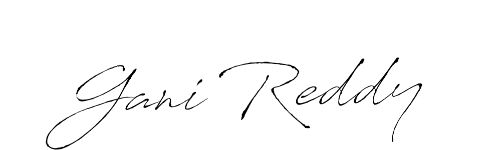 How to make Gani Reddy name signature. Use Antro_Vectra style for creating short signs online. This is the latest handwritten sign. Gani Reddy signature style 6 images and pictures png