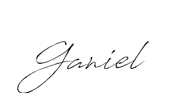 Make a beautiful signature design for name Ganiel. With this signature (Antro_Vectra) style, you can create a handwritten signature for free. Ganiel signature style 6 images and pictures png