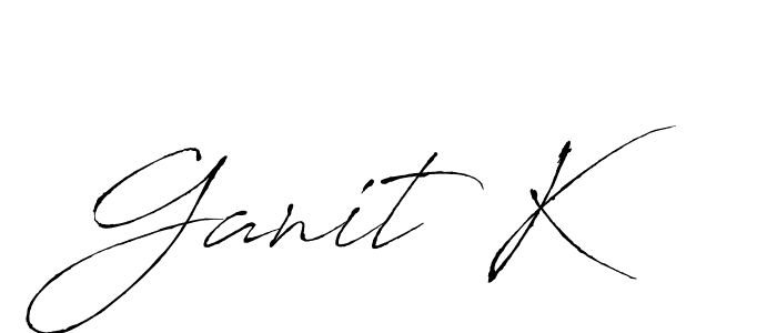 Here are the top 10 professional signature styles for the name Ganit K. These are the best autograph styles you can use for your name. Ganit K signature style 6 images and pictures png