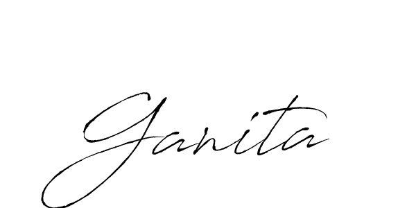 if you are searching for the best signature style for your name Ganita. so please give up your signature search. here we have designed multiple signature styles  using Antro_Vectra. Ganita signature style 6 images and pictures png