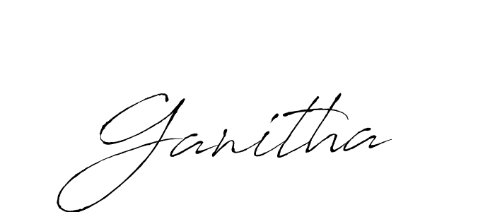 Once you've used our free online signature maker to create your best signature Antro_Vectra style, it's time to enjoy all of the benefits that Ganitha name signing documents. Ganitha signature style 6 images and pictures png