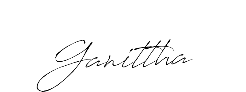 You should practise on your own different ways (Antro_Vectra) to write your name (Ganittha) in signature. don't let someone else do it for you. Ganittha signature style 6 images and pictures png