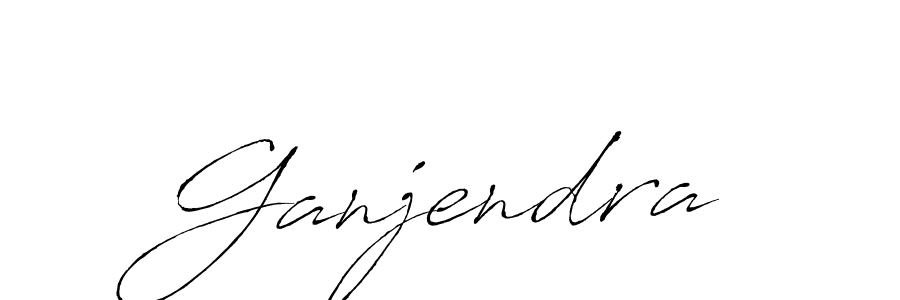 Create a beautiful signature design for name Ganjendra. With this signature (Antro_Vectra) fonts, you can make a handwritten signature for free. Ganjendra signature style 6 images and pictures png