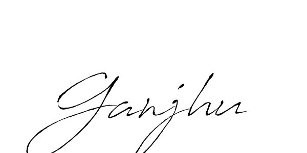 Also we have Ganjhu name is the best signature style. Create professional handwritten signature collection using Antro_Vectra autograph style. Ganjhu signature style 6 images and pictures png