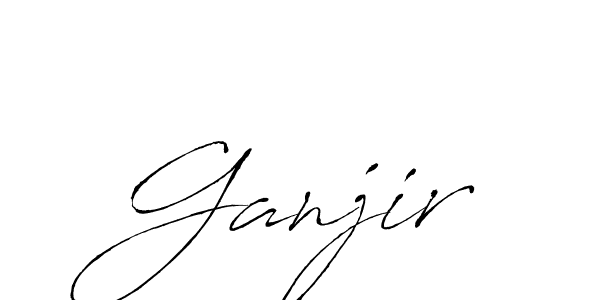 Antro_Vectra is a professional signature style that is perfect for those who want to add a touch of class to their signature. It is also a great choice for those who want to make their signature more unique. Get Ganjir name to fancy signature for free. Ganjir signature style 6 images and pictures png