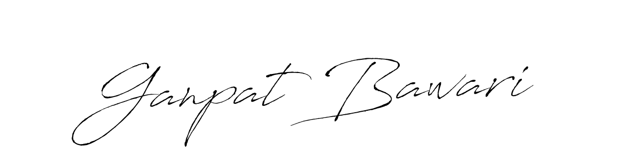 Also we have Ganpat Bawari name is the best signature style. Create professional handwritten signature collection using Antro_Vectra autograph style. Ganpat Bawari signature style 6 images and pictures png