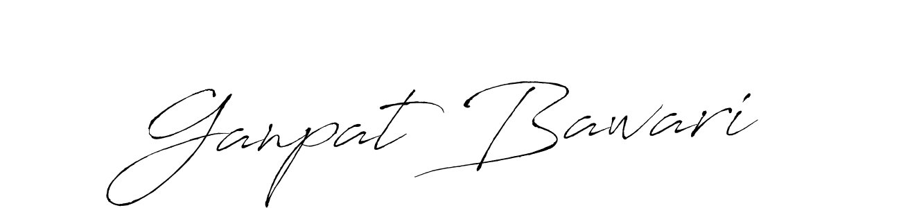 Also we have Ganpat Bawari name is the best signature style. Create professional handwritten signature collection using Antro_Vectra autograph style. Ganpat Bawari signature style 6 images and pictures png