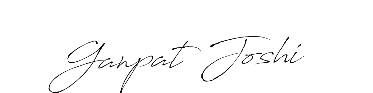 This is the best signature style for the Ganpat Joshi name. Also you like these signature font (Antro_Vectra). Mix name signature. Ganpat Joshi signature style 6 images and pictures png