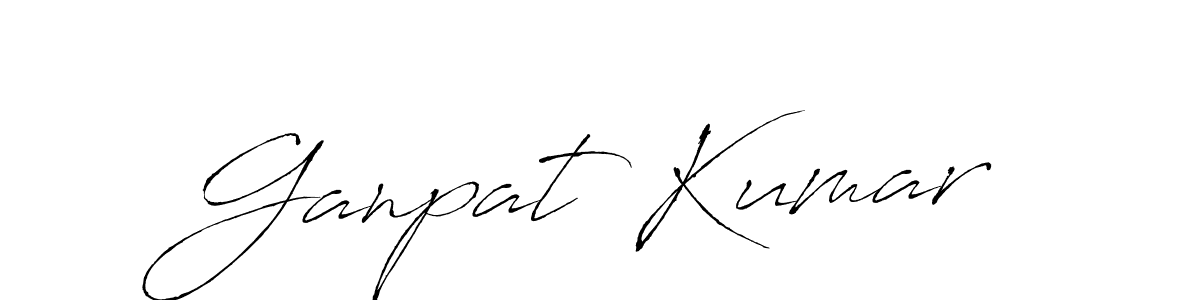 It looks lik you need a new signature style for name Ganpat Kumar. Design unique handwritten (Antro_Vectra) signature with our free signature maker in just a few clicks. Ganpat Kumar signature style 6 images and pictures png