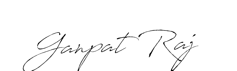 How to Draw Ganpat Raj signature style? Antro_Vectra is a latest design signature styles for name Ganpat Raj. Ganpat Raj signature style 6 images and pictures png