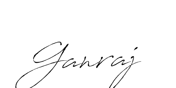 Make a beautiful signature design for name Ganraj. With this signature (Antro_Vectra) style, you can create a handwritten signature for free. Ganraj signature style 6 images and pictures png