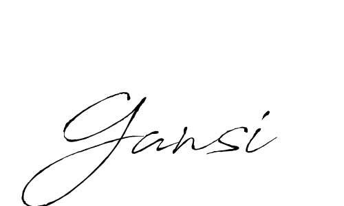 How to make Gansi name signature. Use Antro_Vectra style for creating short signs online. This is the latest handwritten sign. Gansi signature style 6 images and pictures png