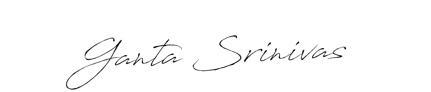 Also we have Ganta Srinivas name is the best signature style. Create professional handwritten signature collection using Antro_Vectra autograph style. Ganta Srinivas signature style 6 images and pictures png