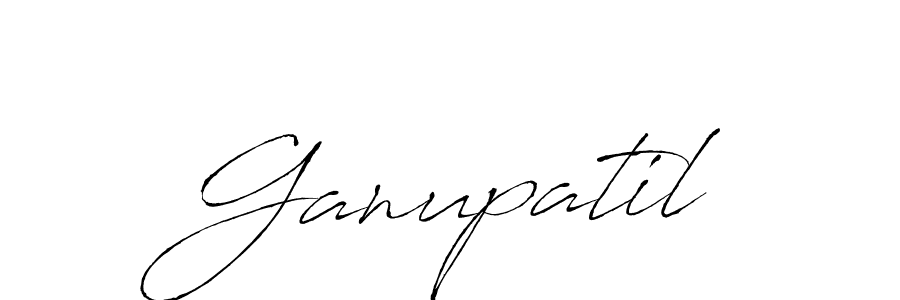 How to make Ganupatil name signature. Use Antro_Vectra style for creating short signs online. This is the latest handwritten sign. Ganupatil signature style 6 images and pictures png