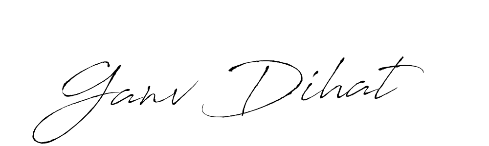 Once you've used our free online signature maker to create your best signature Antro_Vectra style, it's time to enjoy all of the benefits that Ganv Dihat name signing documents. Ganv Dihat signature style 6 images and pictures png