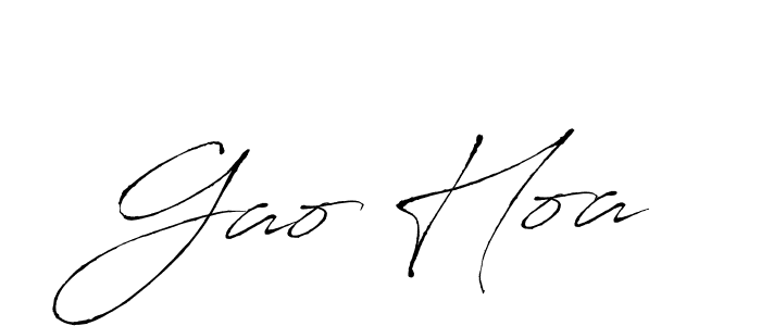This is the best signature style for the Gao Hoa name. Also you like these signature font (Antro_Vectra). Mix name signature. Gao Hoa signature style 6 images and pictures png