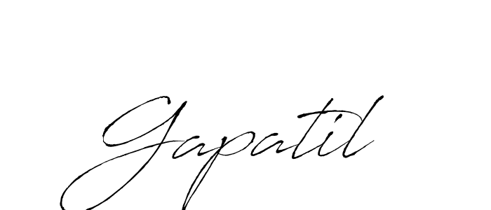 Make a short Gapatil signature style. Manage your documents anywhere anytime using Antro_Vectra. Create and add eSignatures, submit forms, share and send files easily. Gapatil signature style 6 images and pictures png