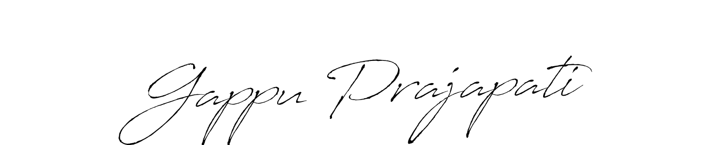 The best way (Antro_Vectra) to make a short signature is to pick only two or three words in your name. The name Gappu Prajapati include a total of six letters. For converting this name. Gappu Prajapati signature style 6 images and pictures png