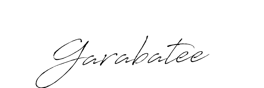 How to make Garabatee signature? Antro_Vectra is a professional autograph style. Create handwritten signature for Garabatee name. Garabatee signature style 6 images and pictures png