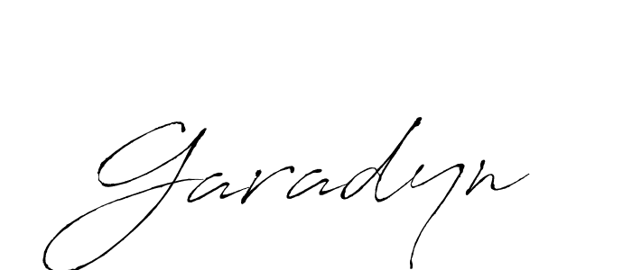 How to make Garadyn name signature. Use Antro_Vectra style for creating short signs online. This is the latest handwritten sign. Garadyn signature style 6 images and pictures png