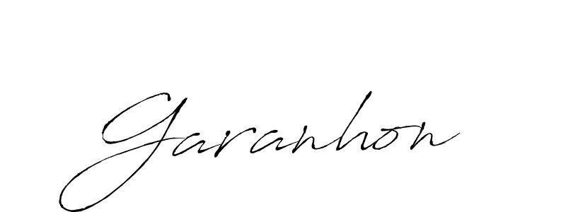 Design your own signature with our free online signature maker. With this signature software, you can create a handwritten (Antro_Vectra) signature for name Garanhon. Garanhon signature style 6 images and pictures png
