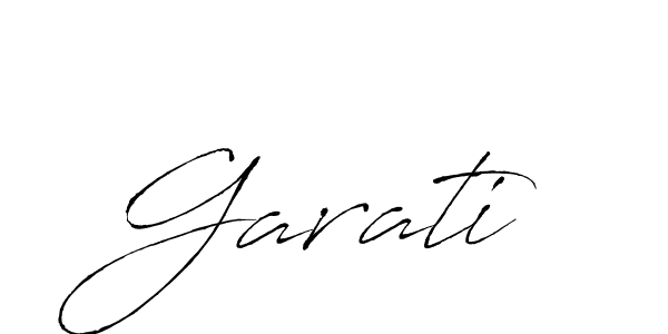 Garati stylish signature style. Best Handwritten Sign (Antro_Vectra) for my name. Handwritten Signature Collection Ideas for my name Garati. Garati signature style 6 images and pictures png