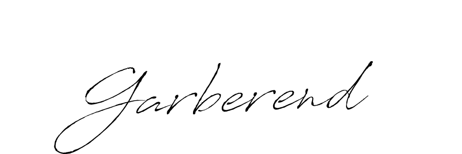 The best way (Antro_Vectra) to make a short signature is to pick only two or three words in your name. The name Garberend include a total of six letters. For converting this name. Garberend signature style 6 images and pictures png