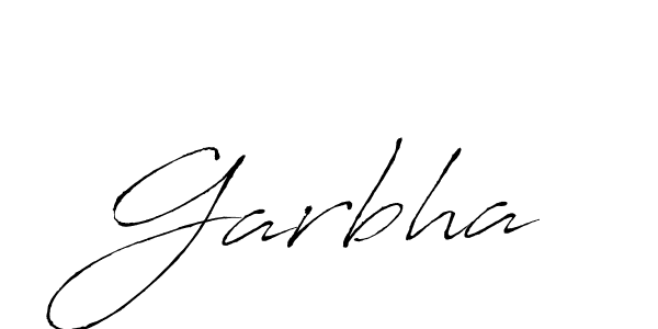 How to make Garbha name signature. Use Antro_Vectra style for creating short signs online. This is the latest handwritten sign. Garbha signature style 6 images and pictures png