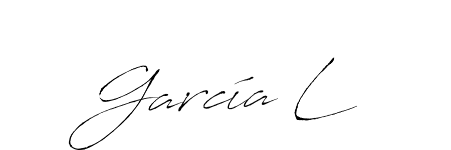 How to make García L signature? Antro_Vectra is a professional autograph style. Create handwritten signature for García L name. García L signature style 6 images and pictures png