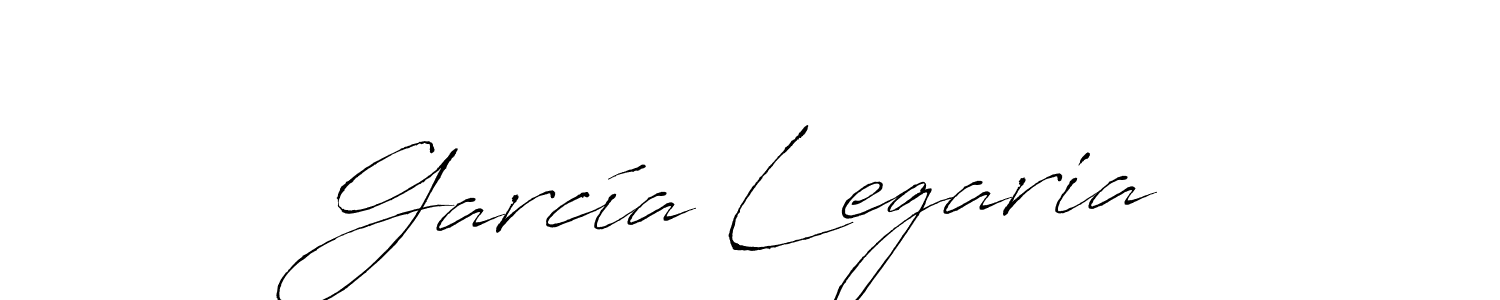 You should practise on your own different ways (Antro_Vectra) to write your name (García Legaria) in signature. don't let someone else do it for you. García Legaria signature style 6 images and pictures png