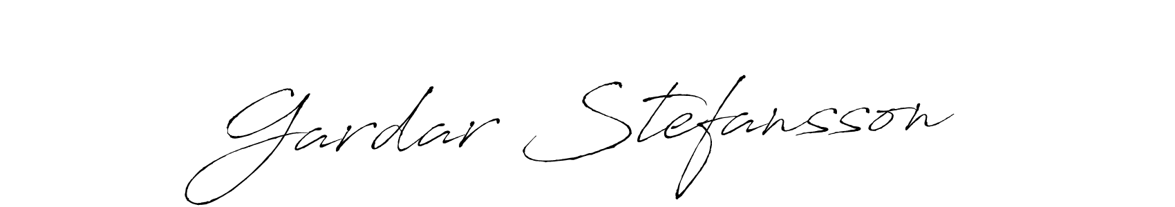 Design your own signature with our free online signature maker. With this signature software, you can create a handwritten (Antro_Vectra) signature for name Gardar Stefansson. Gardar Stefansson signature style 6 images and pictures png