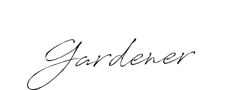 Make a short Gardener signature style. Manage your documents anywhere anytime using Antro_Vectra. Create and add eSignatures, submit forms, share and send files easily. Gardener signature style 6 images and pictures png