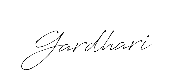 How to make Gardhari signature? Antro_Vectra is a professional autograph style. Create handwritten signature for Gardhari name. Gardhari signature style 6 images and pictures png