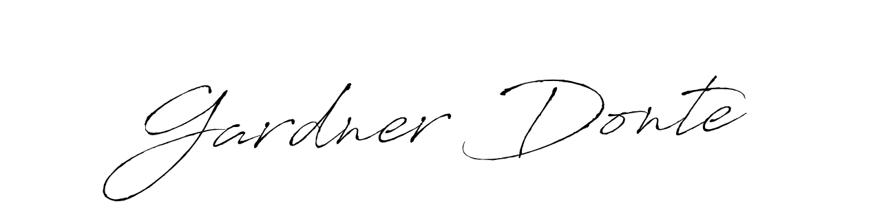 Also we have Gardner Donte name is the best signature style. Create professional handwritten signature collection using Antro_Vectra autograph style. Gardner Donte signature style 6 images and pictures png