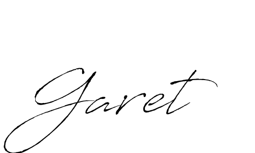 Design your own signature with our free online signature maker. With this signature software, you can create a handwritten (Antro_Vectra) signature for name Garet. Garet signature style 6 images and pictures png