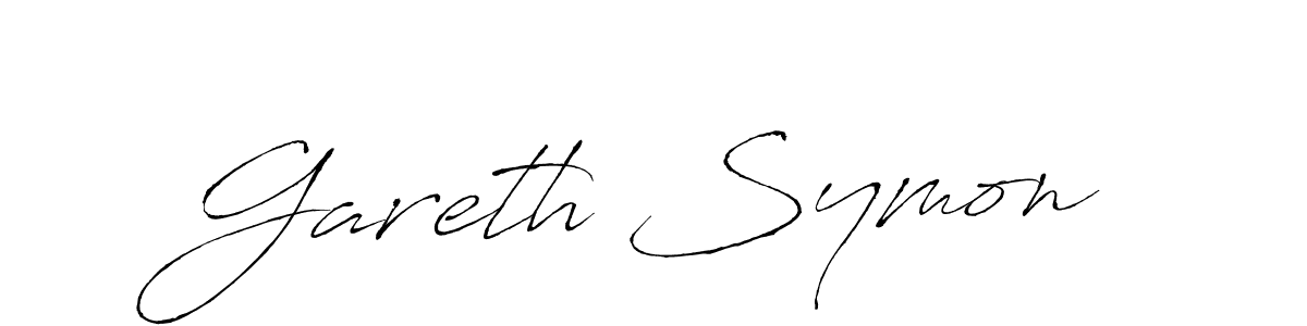 Also You can easily find your signature by using the search form. We will create Gareth Symon name handwritten signature images for you free of cost using Antro_Vectra sign style. Gareth Symon signature style 6 images and pictures png