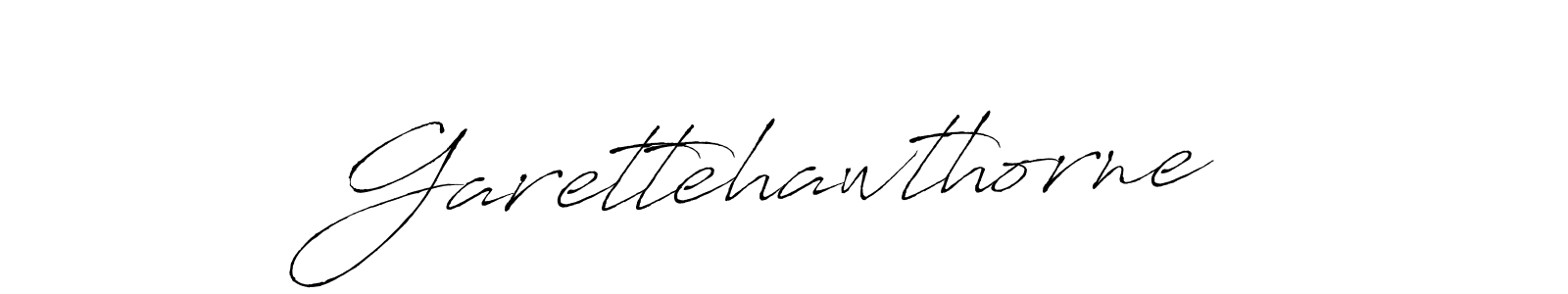 Design your own signature with our free online signature maker. With this signature software, you can create a handwritten (Antro_Vectra) signature for name Garettehawthorne. Garettehawthorne signature style 6 images and pictures png