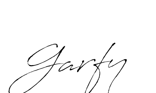 Antro_Vectra is a professional signature style that is perfect for those who want to add a touch of class to their signature. It is also a great choice for those who want to make their signature more unique. Get Garfy name to fancy signature for free. Garfy signature style 6 images and pictures png