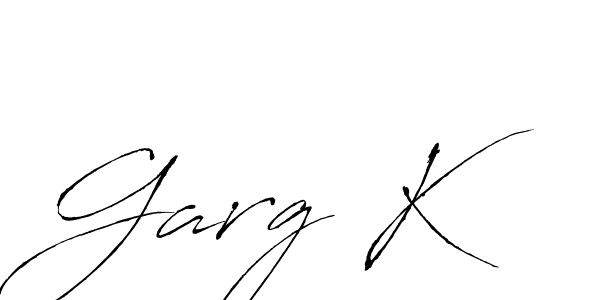 Similarly Antro_Vectra is the best handwritten signature design. Signature creator online .You can use it as an online autograph creator for name Garg K. Garg K signature style 6 images and pictures png