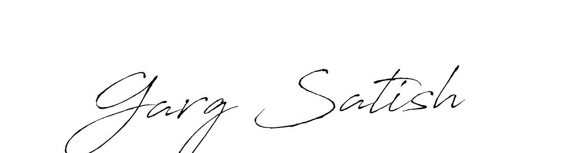 This is the best signature style for the Garg Satish name. Also you like these signature font (Antro_Vectra). Mix name signature. Garg Satish signature style 6 images and pictures png