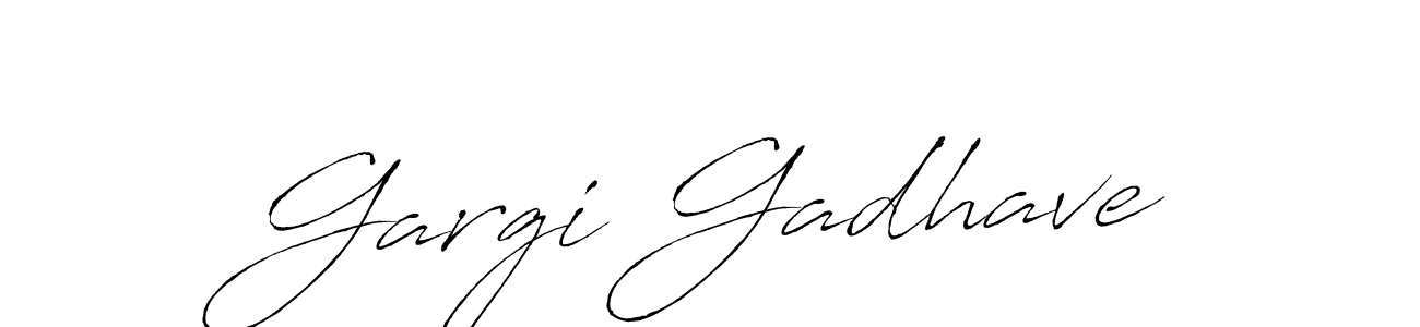The best way (Antro_Vectra) to make a short signature is to pick only two or three words in your name. The name Gargi Gadhave include a total of six letters. For converting this name. Gargi Gadhave signature style 6 images and pictures png
