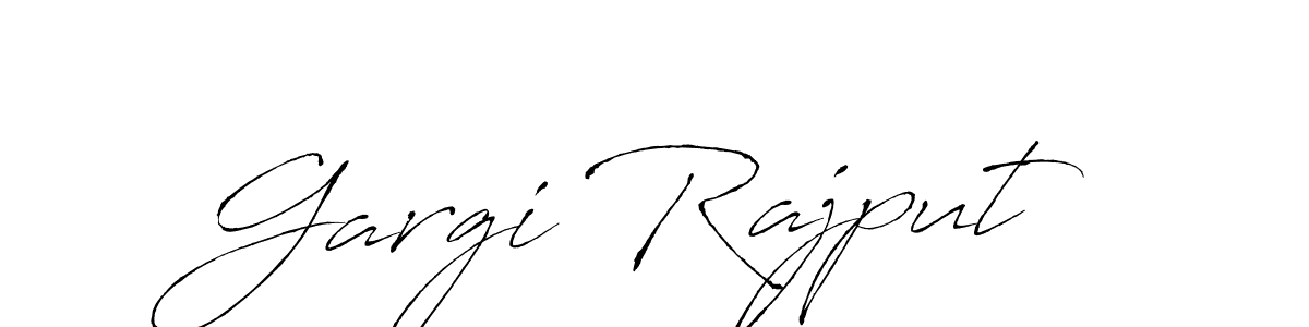 Gargi Rajput stylish signature style. Best Handwritten Sign (Antro_Vectra) for my name. Handwritten Signature Collection Ideas for my name Gargi Rajput. Gargi Rajput signature style 6 images and pictures png