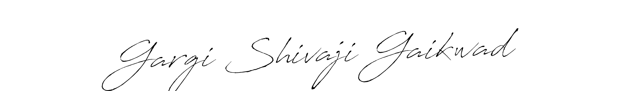 How to make Gargi Shivaji Gaikwad signature? Antro_Vectra is a professional autograph style. Create handwritten signature for Gargi Shivaji Gaikwad name. Gargi Shivaji Gaikwad signature style 6 images and pictures png