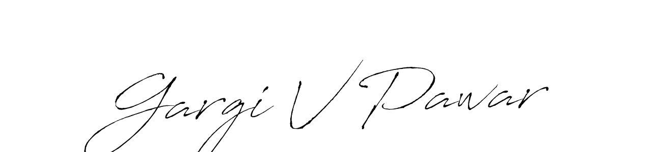 Similarly Antro_Vectra is the best handwritten signature design. Signature creator online .You can use it as an online autograph creator for name Gargi V Pawar. Gargi V Pawar signature style 6 images and pictures png