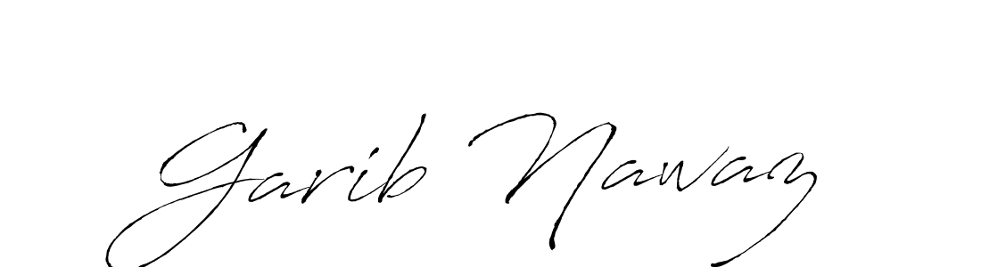 Create a beautiful signature design for name Garib Nawaz. With this signature (Antro_Vectra) fonts, you can make a handwritten signature for free. Garib Nawaz signature style 6 images and pictures png