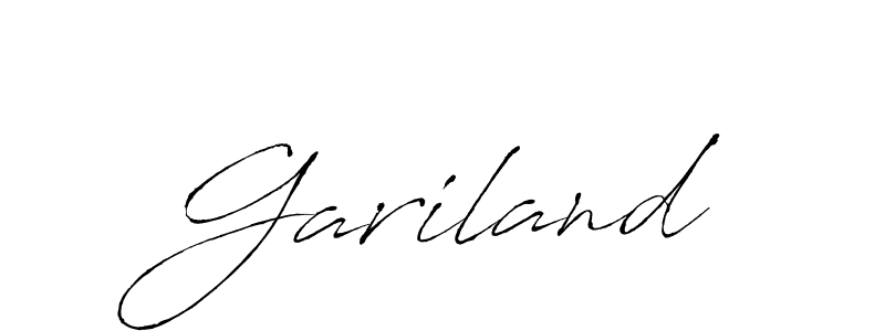 Gariland stylish signature style. Best Handwritten Sign (Antro_Vectra) for my name. Handwritten Signature Collection Ideas for my name Gariland. Gariland signature style 6 images and pictures png